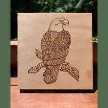 Load image into Gallery viewer, Handmade Bald Eagle Wood Burning Wall Decoration
