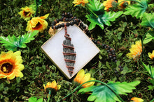 Load image into Gallery viewer, Protection Grounding Jewelry Black Kyanite and Lava Stone Beaded Necklace
